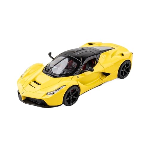 Anwendbar Auf 1:22 Großes LaFerrari-Automodell Ein Simulationslegierungs-Rückziehauto Ein Sportwagenspielzeug For Kinder Das For Sammeln Und Als Dekorationsgegenstand For Jungen Geeignet Ist(Yellow) von wenjiang