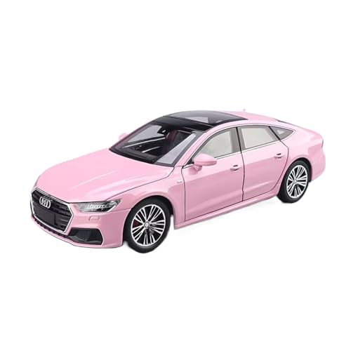 Denn Das 1:24 A7 Simulations-Legierungsauto Mit Lenk- Und Stoßdämpfungsfunktionen Ist EIN Spielzeugauto EIN Tolles Sammlerstück for Jungen(Pink) von wenjiang