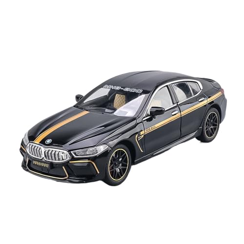 Denn Das 1:24 Nachahmungslegierungs-Limousinenauto-Modell des M8 Ist EIN Spielzeug-Sportwagen for Kinder Es Ist EIN Tolles Sammlerstück for Jungen(Black) von wenjiang