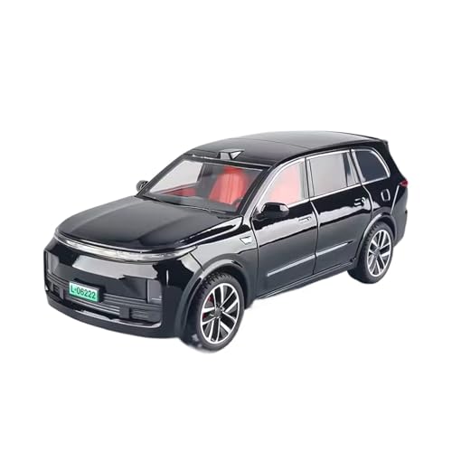 for 1:24 Li Auto L9 Simulation Legierung SUV Kinder New Energy Fahrzeug Modell Spielzeug EIN Geschenk for Jungen Mit Licht Und Sound Effekte for Dekoration Und Sammlung.(Black) von wenjiang