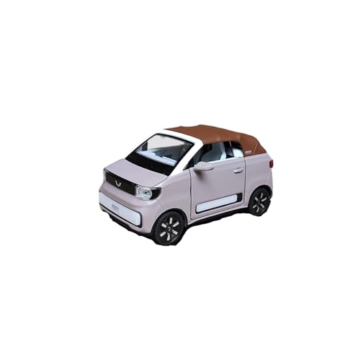 for 1:24 Original Wuling Hongguang Mini Legierung Auto Modell Simulation Cabrio Auto Ornamente Unisex Spielzeug(Brown) von wenjiang