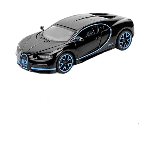 for 1:32 Legierung Auto Modell Sport Auto Rennwagen Metall Kinder Bumerang Spielzeug Auto Kann Die Tür Öffnen Supercar Modell(Black) von wenjiang