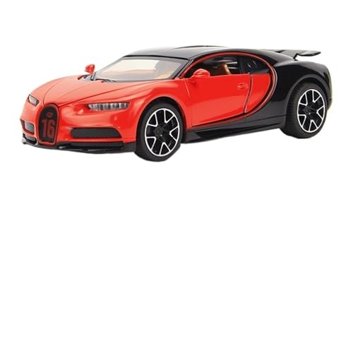 for 1:32 Legierung Auto Modell Sport Auto Rennwagen Metall Kinder Bumerang Spielzeug Auto Kann Die Tür Öffnen Supercar Modell(Red) von wenjiang