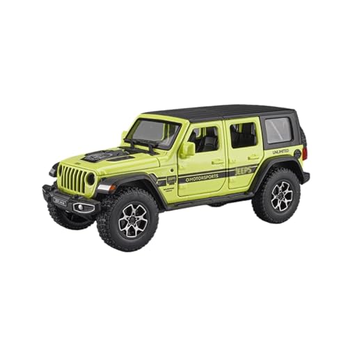 for 1:32 Seven Open Door Sound und Licht Back to Power Alloy Buggy Model Boy Toy Collection Ornamente(Green) von wenjiang