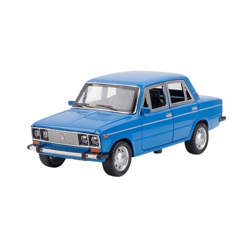 wenjiang 1:24 Russisches Lada-Legierungsautomodell Retro-Oldtimer Sammlerstück for Jungen Und Auto-Dekorationsartikel(Blue) von wenjiang