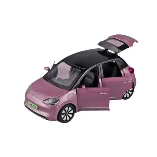 wenjiang 1:32 Wuling Bingo Legierungsmodell Metallspielzeugauto for Jungen Und Auch Eine Sammelbare Schreibtischverzierung(Pink) von wenjiang