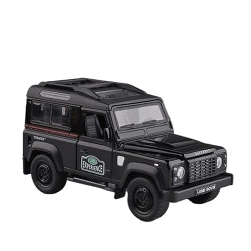 wenjiang Anwendbar Auf 1/32 Defender-Automodell EIN Simulationslegierungs-Rückziehauto EIN Metallspielzeugauto for Jungen Geeignet for Die Sammlung Als Dekoratives Stück Und Als Geschenk(Black) von wenjiang