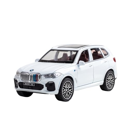 wenjiang Anwendbar Auf 1/32 X5 Legierung Automodell SUV Geländewagen EIN Metallspielzeugauto for Jungen, Geeignet for Sammlungsdekoration Und Als Geschenk(White) von wenjiang