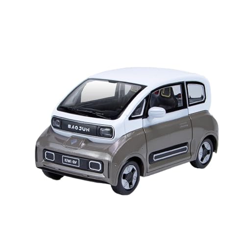 wenjiang Geeignet for 1:24 Baojun Wuling Kiwi EV Automodell Simulierte Legierung Mini-Elektrofahrzeug Ornament Kinderspielzeugauto(Gray) von wenjiang