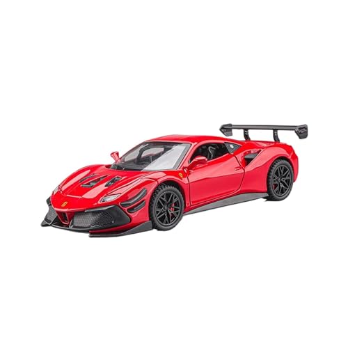 wenjiang Geeignet for 1:32 488 Supercar-Modell Simuliertes Legierungs-Rückzieh-Spielzeugauto for Jungen Metall-Spielzeugauto for Sammlung Ornament Und Geschenk.(Red) von wenjiang