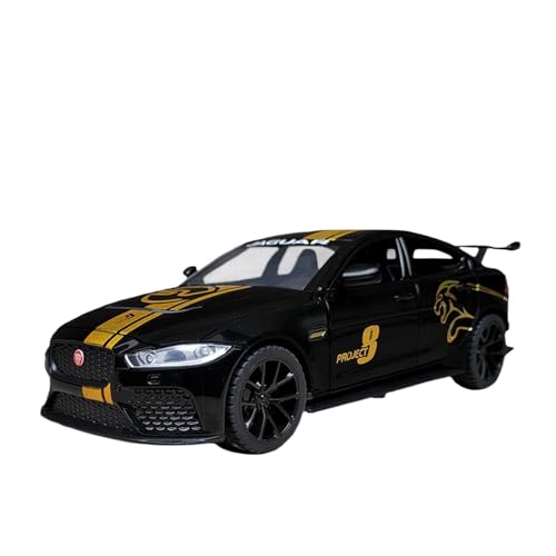 wenjiang Siebentüriges 1:24 XE Automodell Sportwagen Legierung Metall Kinderspielzeugauto Großes Simuliertes Rennauto for Jungen Ha(Black) von wenjiang