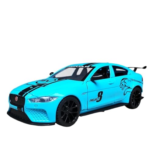 wenjiang Siebentüriges 1:24 XE Automodell Sportwagen Legierung Metall Kinderspielzeugauto Großes Simuliertes Rennauto for Jungen Ha(Blue) von wenjiang