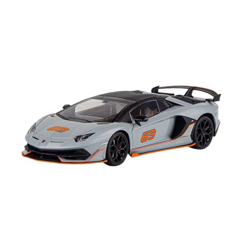 wenjiang for 1/18 Da NIU SVJ Legierung Simulation Sammlung Auto Modell Sport Auto Ornament Auto Spielzeug Geschenk(Gray) von wenjiang