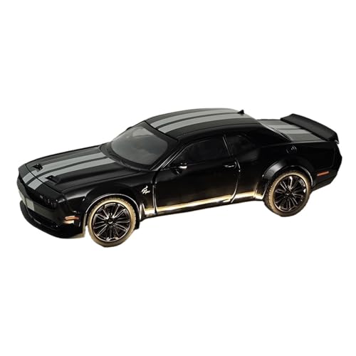 wenjiang for 1/22 Hellcat Sport Auto Auto Modell Ornamente Legierung Sport Auto Simulation Bumerang Spielzeug Auto Modell Junge Sammlung(Black) von wenjiang