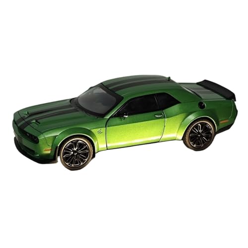 wenjiang for 1/22 Hellcat Sport Auto Auto Modell Ornamente Legierung Sport Auto Simulation Bumerang Spielzeug Auto Modell Junge Sammlung(Green) von wenjiang