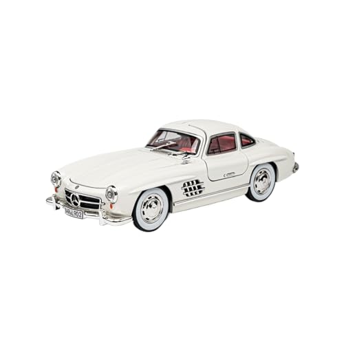 wenjiang for 1/24 300s Vintage Oldtimer Automodell Legierung Simulation Sammlung Spielzeugauto Ornamente Geschenk(White) von wenjiang