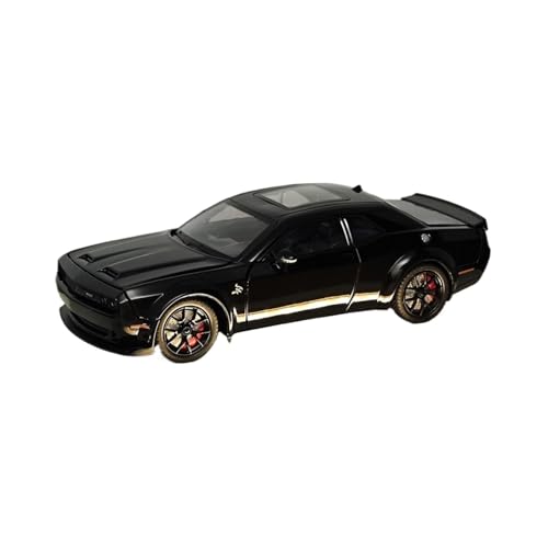 wenjiang for 1/24 Hellcat Auto Modell Display Box Legierung Sport Auto Simulation Bumerang Spielzeug Auto Modell Sammlung Ornamente(Black) von wenjiang