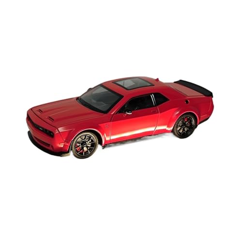 wenjiang for 1/24 Hellcat Auto Modell Display Box Legierung Sport Auto Simulation Bumerang Spielzeug Auto Modell Sammlung Ornamente(Red) von wenjiang