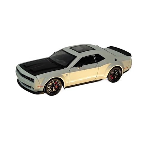 wenjiang for 1/24 Hellcat Auto Modell Display Box Legierung Sport Auto Simulation Bumerang Spielzeug Auto Modell Sammlung Ornamente(White) von wenjiang