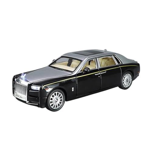 wenjiang for 1/24 Phantom Limousine Modell Ornament Cullinan Metall Spielzeug Auto Legierung Auto Modell Geschenk(Silver) von wenjiang