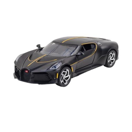 wenjiang for 1/24 Sound of Darkness Supercar Modell Simulation Legierung Auto Spielzeug Sammlung Ornamente Handgemachtes Geschenk(Black) von wenjiang