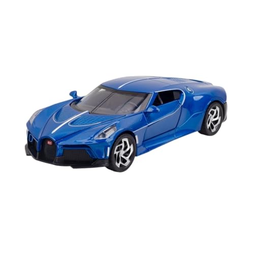 wenjiang for 1/24 Sound of Darkness Supercar Modell Simulation Legierung Auto Spielzeug Sammlung Ornamente Handgemachtes Geschenk(Blue) von wenjiang