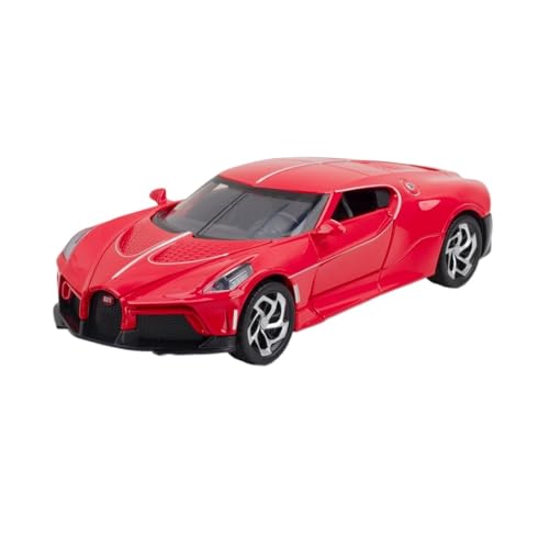 wenjiang for 1/24 Sound of Darkness Supercar Modell Simulation Legierung Auto Spielzeug Sammlung Ornamente Handgemachtes Geschenk(Red) von wenjiang