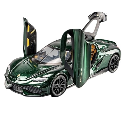 wenjiang for 1/32 Gemini Kinder Legierung Auto Sound Und Licht Zurück Zu Simulation Sammlung Ornamente Auto Modell Spielzeug Auto(Green) von wenjiang