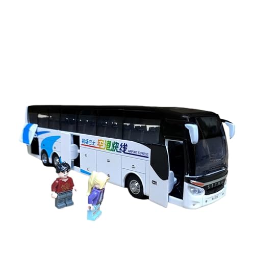 wenjiang for 1/32 Legierung Metall Bus Spielzeug Simulation Bus Bus Modell Cab Kinder Große Bus Jungen(Multi-colored1) von wenjiang