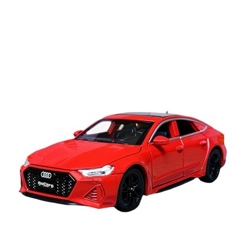 wenjiang for 1/32 Legierung Sportwagen Auto Modell Rs7 Simulation Jungen Spielzeug Zink Aluminium Legierung Kinder Metall Bumerang Auto Ornamente(Red) von wenjiang