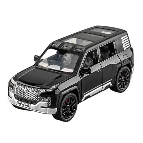 wenjiang for 1/32 Look Up U8 Off-Road Legierung Auto Spielzeug Luxus SUV Modell Simulation Auto Modell Sammlung Ornament Junge Geschenk(Black) von wenjiang