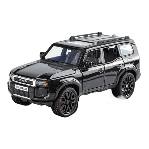 wenjiang for 1/32 Prado SUV Legierung Auto Modell Simulation Auto Modell Sammlung Ornamente Kinder Spielzeug Auto Junge Geschenk(Black) von wenjiang