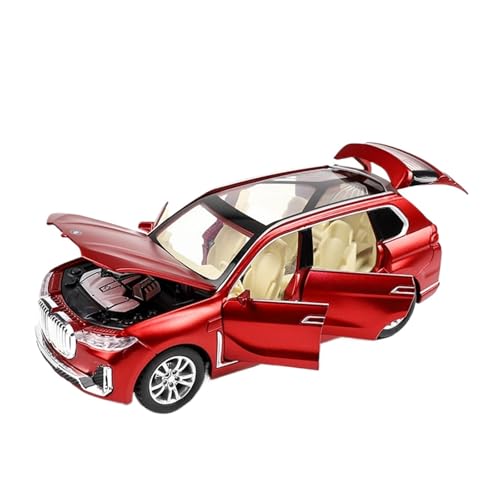 wenjiang for 1;32 X7 Legierung Auto Modell 6 Offene Tür Metall Auto Sport Auto Modell Sound Und Licht Zurück Zu Kinder Spielzeug Auto(Red) von wenjiang