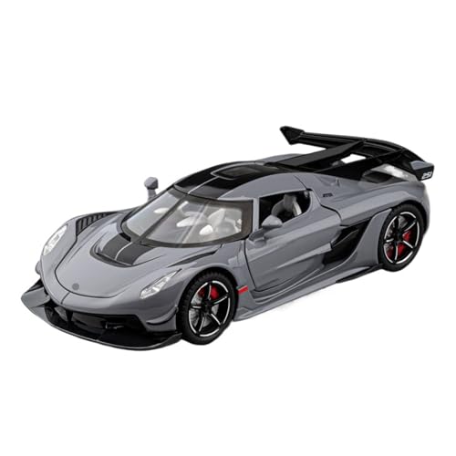 wenjiang for 1:22 Jesko Supercar Legierungsmodell Mit Sound- Und Lichteffekten Und Pullback-Funktion EIN Spielzeugauto Und EIN Sammlerornament(Gray) von wenjiang