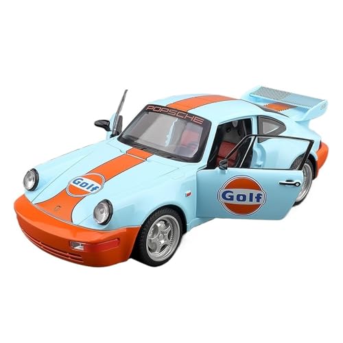 wenjiang for 1:24 964 Martini Version des Legierungsmodells Sound Und Licht Retro Classic Sportwagen Kinderspielzeugmodelle(Blue) von wenjiang