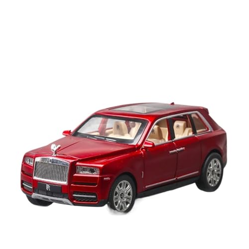 wenjiang for 1:24 Cullinan Modell SUV Business Car Coupe Legierungsauto Mit Sound Licht Und Rückzugsfunktionen EIN Sammlerstück for Jungen(Red) von wenjiang