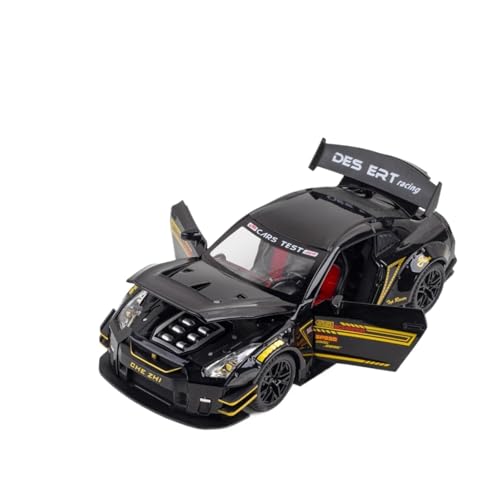 wenjiang for 1:24 GTR Simulation Legierung Spielzeugauto Bumerang Sportwagen Jungen Großes Automodell Ornamente(Black) von wenjiang