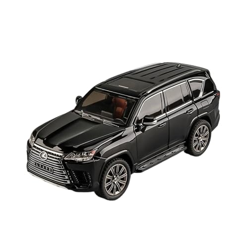 wenjiang for 1:24 LX600 Simulation Legierung SUV Kinder Spielzeug Auto Modell EIN Geschenk Und Dekoration for Jungen(Black) von wenjiang