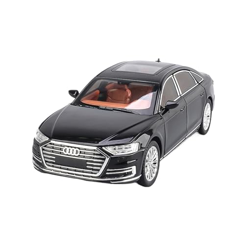 wenjiang for 1:24 Maßstab A8 Nachahmung Echte Legierung Auto Modell Spielzeug Auto Eine Sammeln Dekoration Und Geschenk for Jungen(Black) von wenjiang