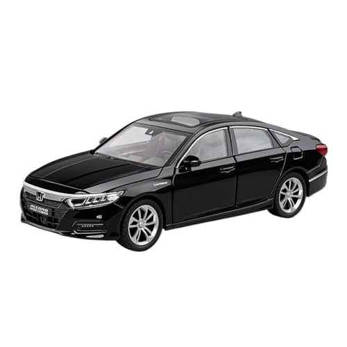 wenjiang for 1:24 Maßstab Simulation Limousine Legierung Civic Spielzeug Desktop Ornament Modell EIN Sound Und Licht Geschenk for Jungen Und Kinder(Black) von wenjiang