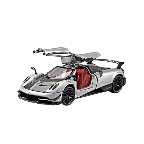 wenjiang for 1:24 Nachahmung Echte Legierung Auto Modell Racing Auto Supercar Spielzeug Auto Eine Sammeln Ornament for Jungen(Silver) von wenjiang