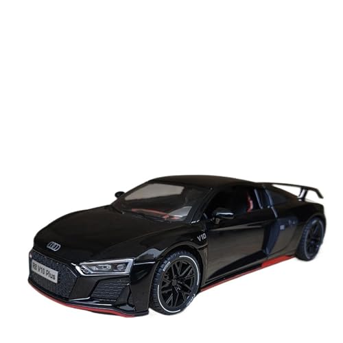 wenjiang for 1:24 R8V10 Legierung Auto Modell Kinder Spielzeug Auto Simulation Große Sport Auto Sammlung Ornament Junge Geschenk(Black) von wenjiang