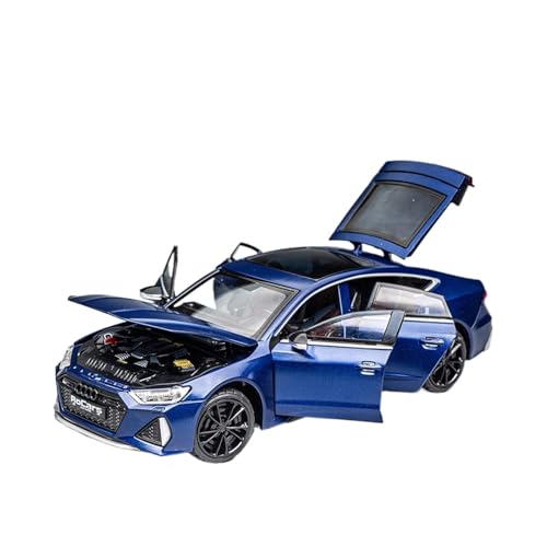 wenjiang for 1:24 RS7 Performance Coupe Legierung Modell Auto Jungen Spielzeug Auto Sammlung Dekorationen for Jungen Simulation Auto Modell(Blue) von wenjiang