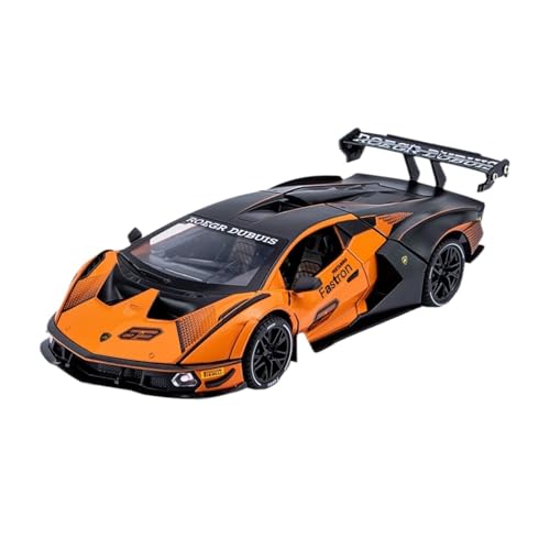 wenjiang for 1:24 SCV12 Legierung Auto Modell Sport Auto Racing Boy Spielzeug Auto Modell Ornamente(Orange) von wenjiang