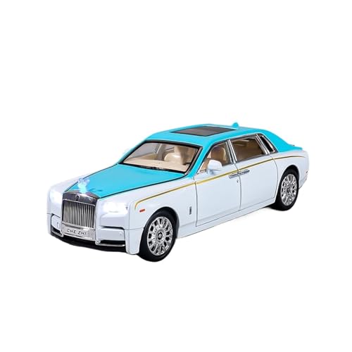 wenjiang for 1:24 Simulation Legierung Kinder Auto Spielzeug Modell EIN Licht Und Sound Geschenk Dekoration Und Sammlerstück for Jungen(Blue) von wenjiang