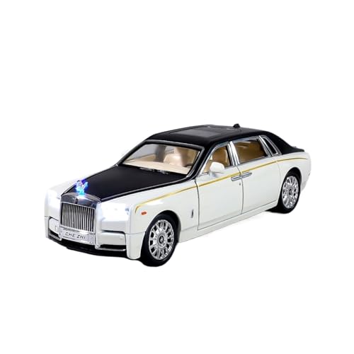 wenjiang for 1:24 Simulation Legierung Kinder Auto Spielzeug Modell EIN Licht Und Sound Geschenk Dekoration Und Sammlerstück for Jungen(White) von wenjiang