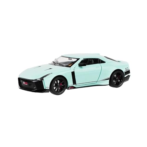 wenjiang for 1:24GTR Automodell Ornament Legierung Automodell Simulierter God of War 50 Sportwagen Jungen- Und Kinderspielzeugauto(Green) von wenjiang