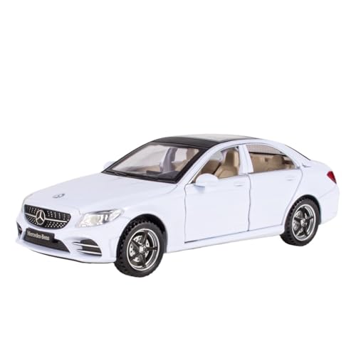 wenjiang for 1:32 C260L Legierung Auto Modell Simulation Sport Auto Junge Spielzeug Auto Und Ornamente(White) von wenjiang