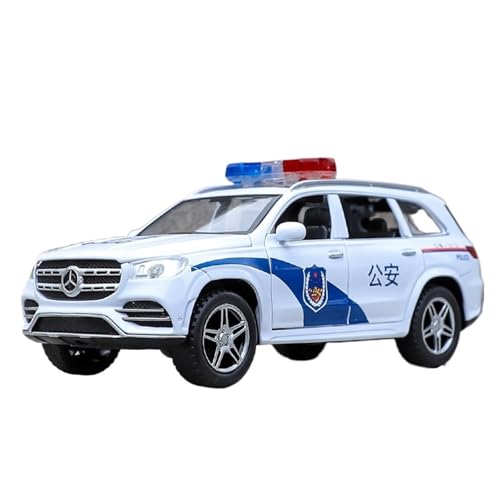 wenjiang for 1:32 Cross-Country Polizei Auto Metall Auto SUV Modell Legierung Auto Polizei SWAT Bumerang Spielzeug for Jungen von wenjiang