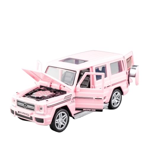 wenjiang for 1:32 G65AMG Legierungsautomodell Jianyuan Kinder-Geländespielzeugauto Mit Ton- Und Lichtrückzugsfunktion for Öffnen Der Türen Simuliertes Automobilmodell(Pink) von wenjiang